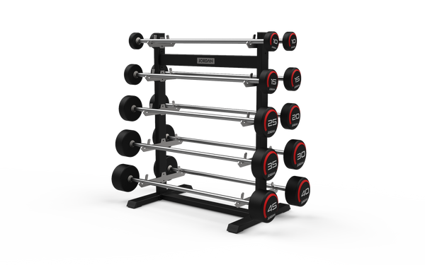 JORDAN® Barbell Rack (Straight - 10 Bar)