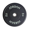 JORDAN Black Rubber Bumper Weight Plates - NEW DESIGN