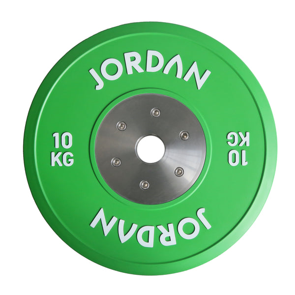 JORDAN® Coloured Rubber Calibrated Competition Weight Plate - NEW DESIGN