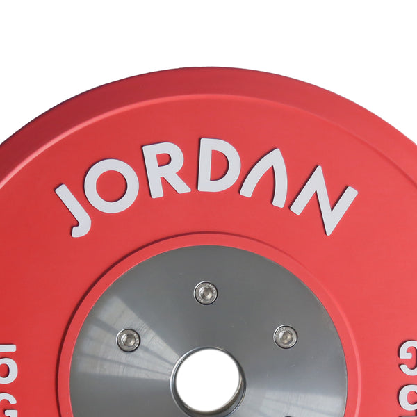 JORDAN Coloured Rubber Calibrated Competition Weight Plate - NEW DESIGN