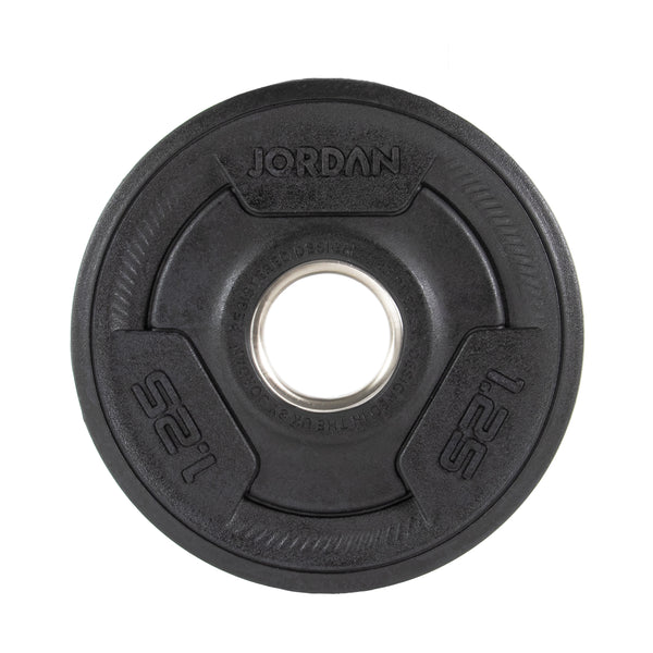 JORDAN® Rubber Tri-Grip Olympic Weight Plates - NEW DESIGN