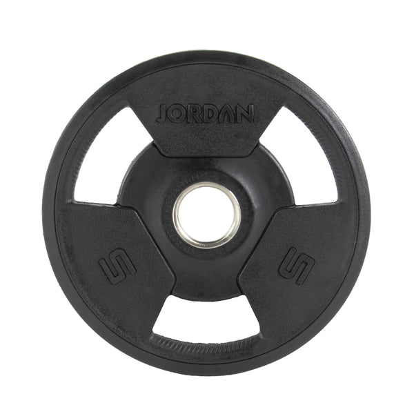 JORDAN Rubber Tri-Grip Olympic Weight Plates - NEW DESIGN