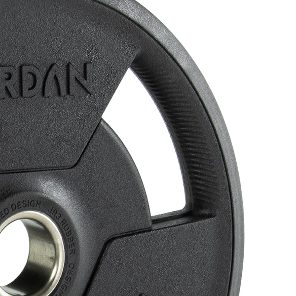 JORDAN Rubber Tri-Grip Olympic Weight Plates - NEW DESIGN