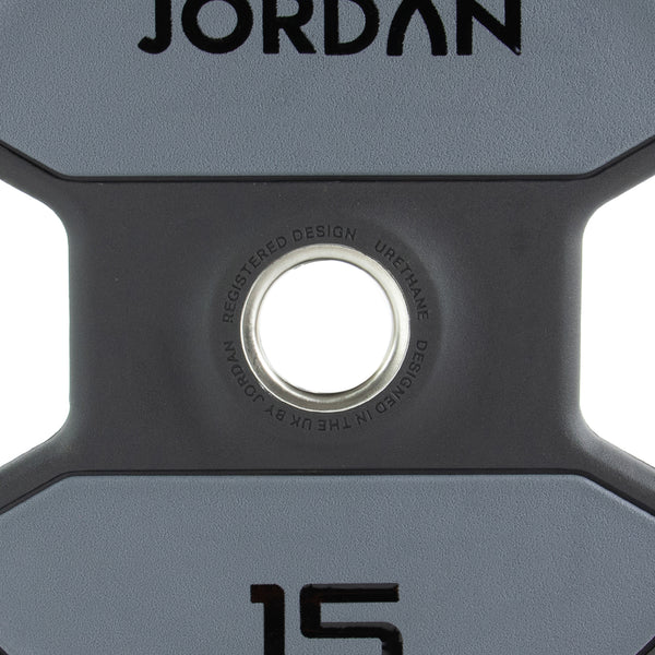 JORDAN Urethane Dual Grip Olympic Plates - NEW DESIGN