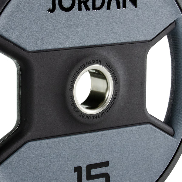 JORDAN Urethane Dual Grip Olympic Plates - NEW DESIGN