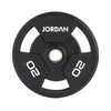 JORDAN Urethane Tri-Grip Olympic Plates - NEW DESIGN