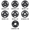 JORDAN Urethane Tri-Grip Olympic Plates - NEW DESIGN