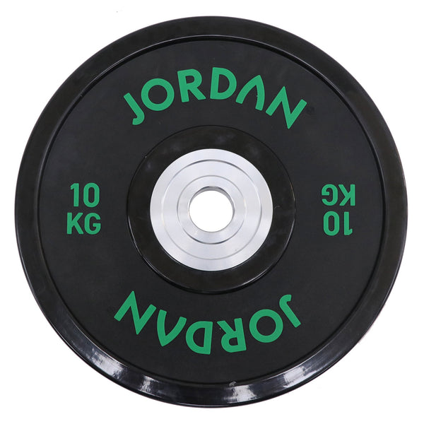 JORDAN® Black Urethane Competition Weight Plate - Coloured Text [Ex Demo]