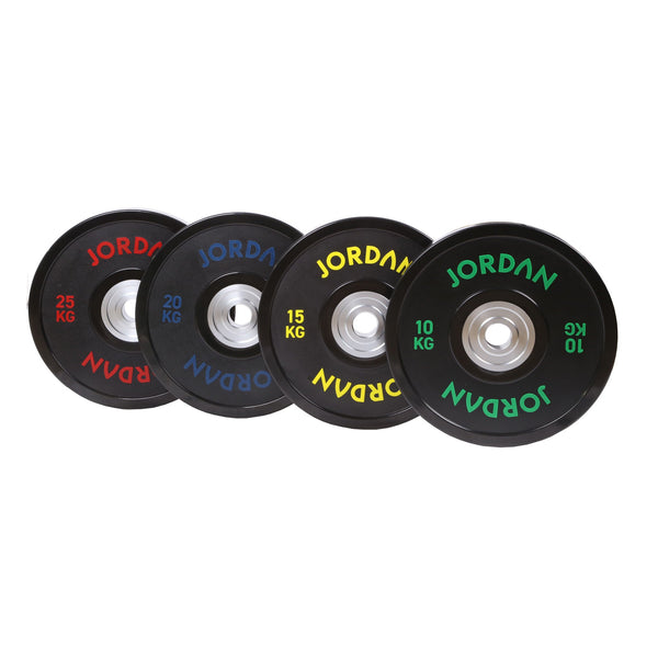 JORDAN® Black Urethane Competition Weight Plate - Coloured Text [Ex Demo]