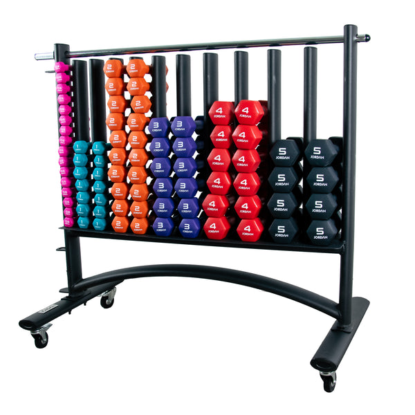 JORDAN® Hex Neoprene Studio Dumbbell Sets