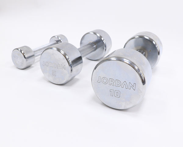 JORDAN® Chrome Dumbbells [Ex Demo]