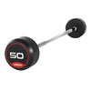 JORDAN Rubber Barbells - Straight Bar (Red)