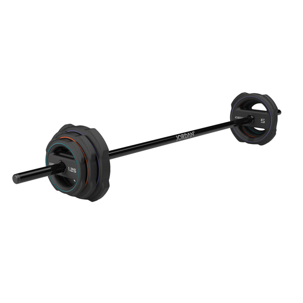 JORDAN® Ignite Pump X ™ Rubber Studio Barbell Sets & Plates