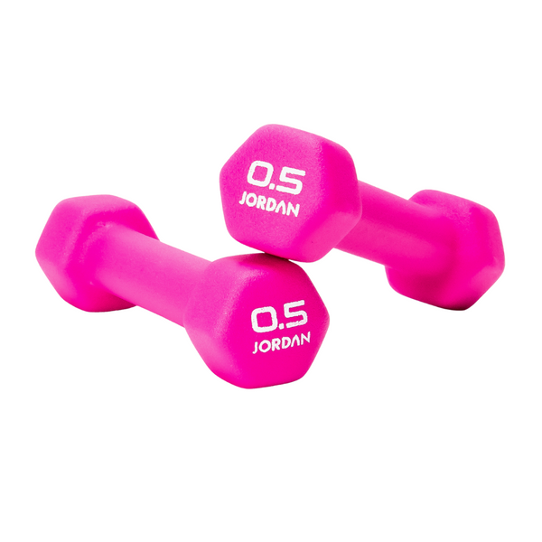 JORDAN® Neoprene Studio Hex Dumbbells