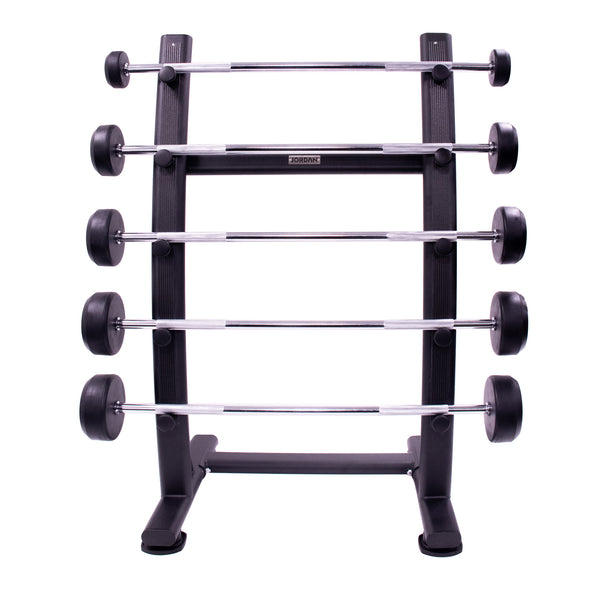 JORDAN® Single Sided 5 Bar Barbell Rack