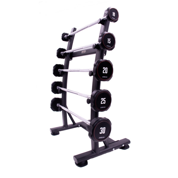 JORDAN® Single Sided 5 Bar Barbell Rack