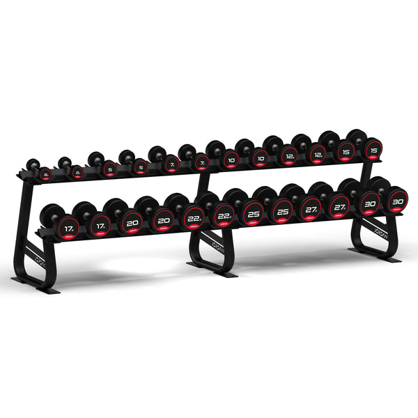 JORDAN® Horizontal Dumbbell Racks (S-Series) [Ex Demo]