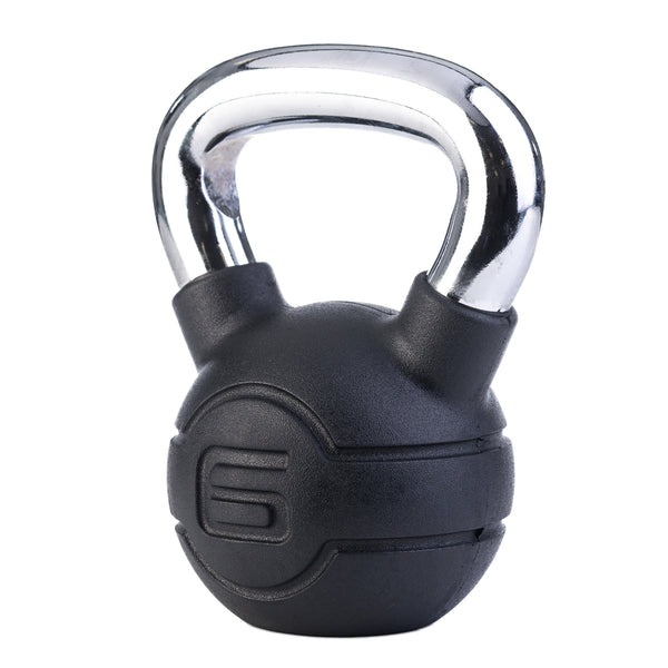 JORDAN® Chrome/Rubber Kettlebells